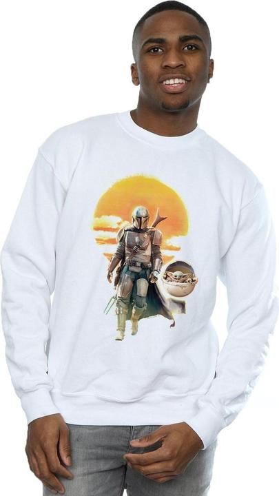 Produktbild Star Wars The Mandalorian Sunset Poster Sweatshirt (M)