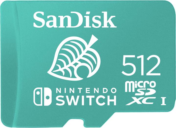 SanDisk Nintendo Switch Card (512 GB, microSDXC, U1, UHS-I)