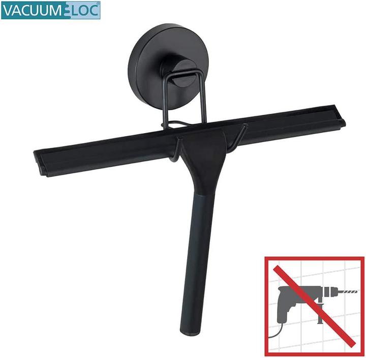 Image du produit Wenko Raclette de douche Vacuum-Loc 25 cm noir