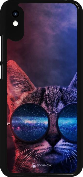 Actual product image PhoneLook Coque Red Blue Cat Glasses (Xiaomi Redmi 9A)