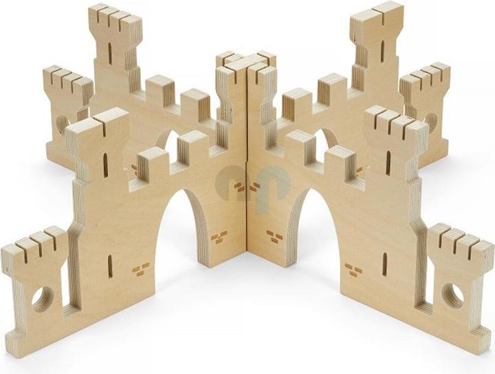 Produktbild TickiT Steckbare Holz Burg Spiel-Kulisse
