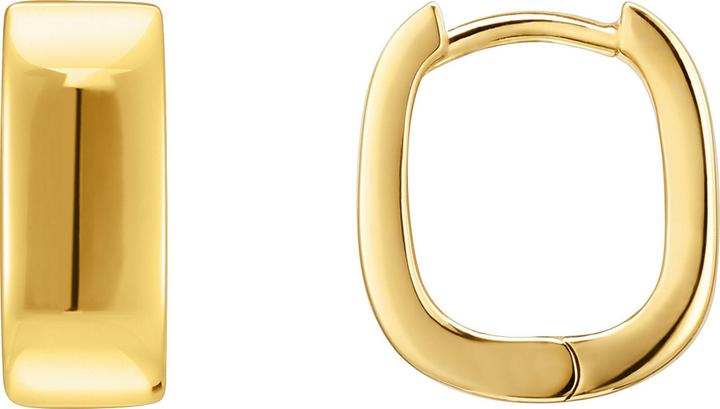 Produktbild Thomas Sabo Creolen mit eckiger Form (750 Gelbgold Vergoldung, 925 Sterlingsilber)