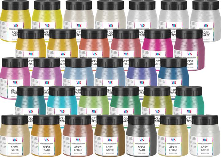 Produktbild VBS Acrylfarbe, 250 ml (Schwarz, 250 ml)