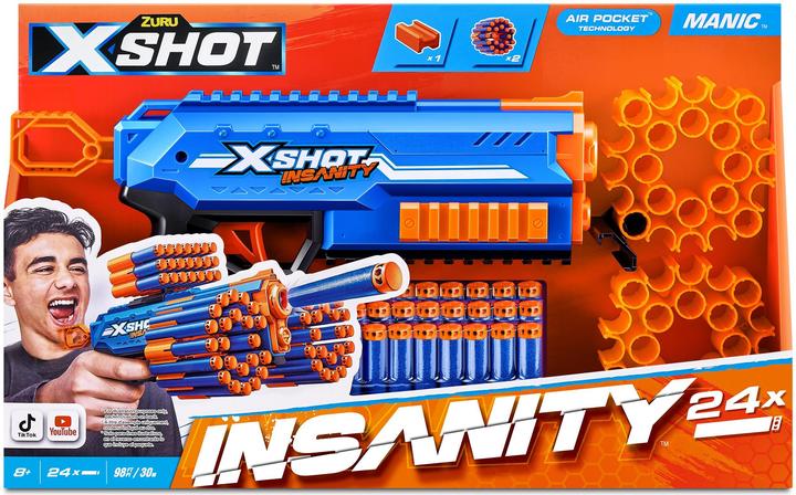 Immagine prodotto Xshot - Insanity Blaster Manic con freccette