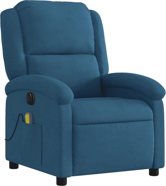 Actual product image VidaXL Massage chair electric velvet