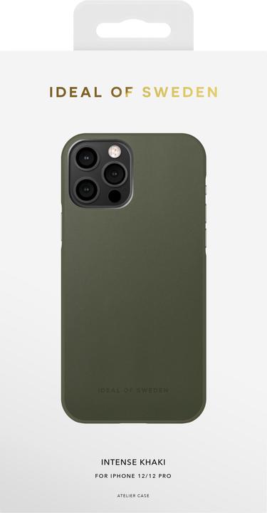 Produktbild iDeal Of Sweden Atelier Case Intense Khaki Hülle Series (Apple iPhone 12, Realme 12 Pro+)