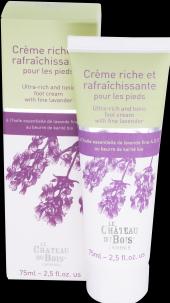 Image du produit Le Château du Bois Crème riche et rafraichissante pour les pieds 75mL (Bain de pieds, 75 ml)