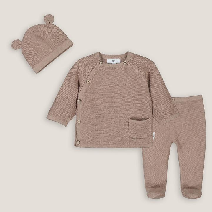 La Redoute Collections 3-teiliges Set aus Strick