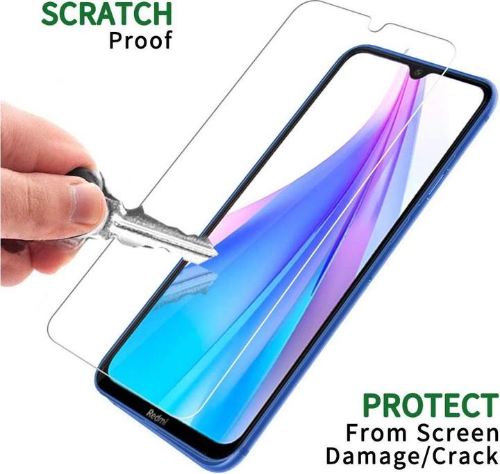 Produktbild Screenguard Xiaomi Redmi Note 8T Panzerglas Schutzfolie Case Friendly Design (1 Stück, Xiaomi Redmi Note 8T)