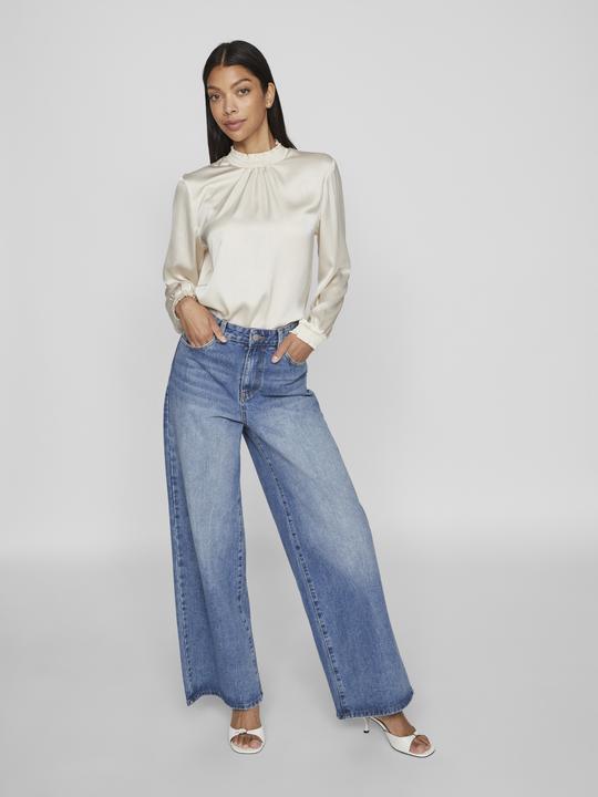 Actual product image Vila High Neck Top with Long Sleeves (38)