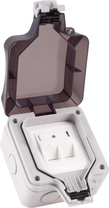 Produktbild Shiverpeaks S/CONN maximum connectivity Netzwerkdose-Outdoor Aufputzgehäuse für Keystones, IP66