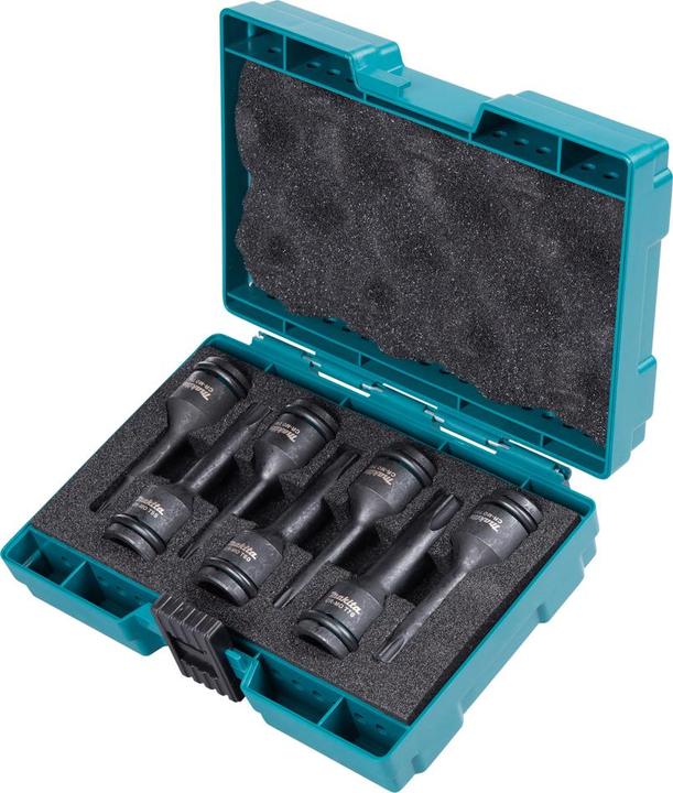 Actual product image Shots Makita Impact Black T-Schlagnuss Set 7tlg. - E