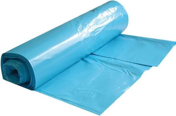 Image du produit Hygoclean Sacs poubelle, bleu, 160 litres, en LDPE, 60 my, dimensions : 1.100 x 900 mm, en film LDPE (25 x, 160 l)
