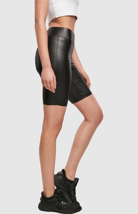Actual product image Urban Classics Ladies Imitation Leather Cycle Shorts (L)