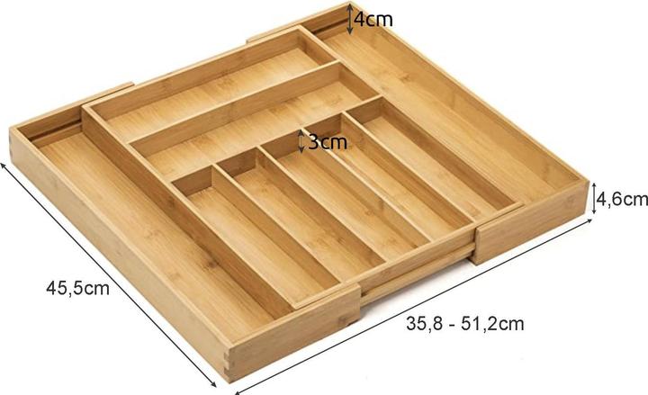 Actual product image Ruhhy Bamboo Kitchen Organizer