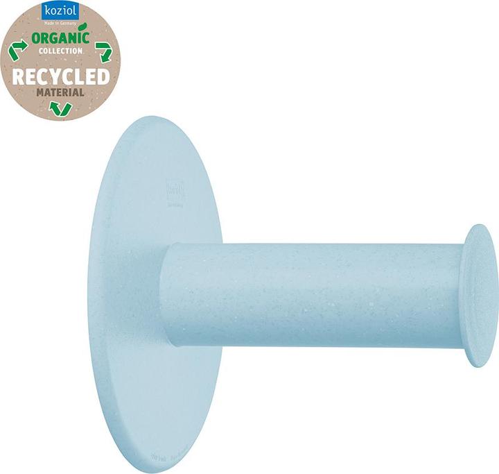 Actual product image Koziol Toilet roll holder Plug'N'Roll blue, number of rolls: 1