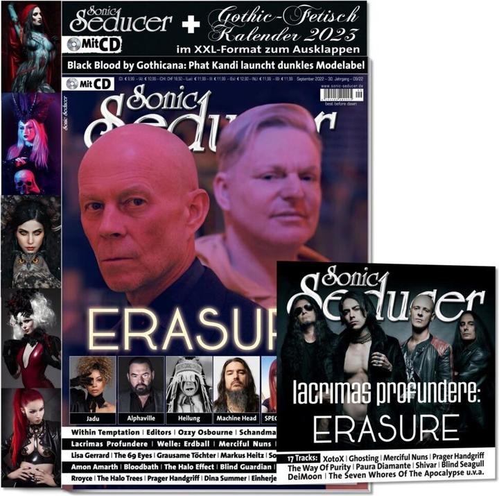 Produktbild Sonic Seducer Multi-Pack 01/2023 mit Ausgabe 07-08/22 + 09/22 (Harter Einband, Deutsch)