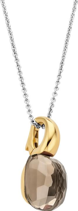 Immagine prodotto Ti Sento Milano Collana e ciondolo in cristallo marrone chiaro 6785TT (Argento 925, 45 cm)