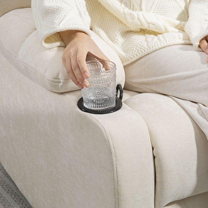 Produktbild Swisshandel24 Relaxsessel Drehbar Fernsehsessel mit Liegefunktion, Schaukelfunktion Beige