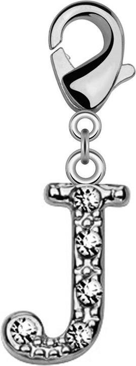 Immagine prodotto Star Piercing Ciondolo con lettera J in cristallo (Ottone)