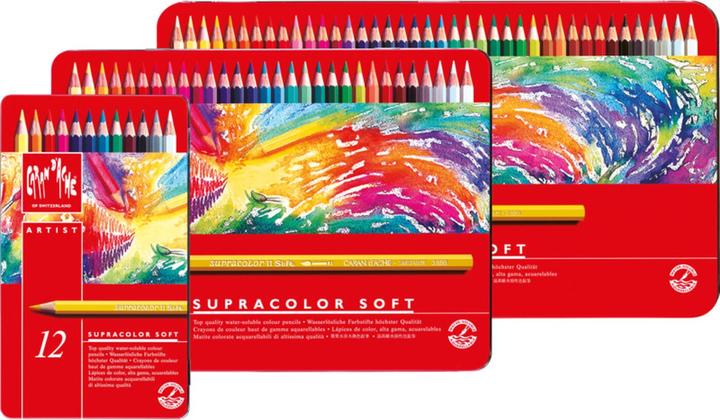 Produktbild Caran d'Ache Supracolor Aquarelle Metallschachtel (Mehrfarbig, 18 x)
