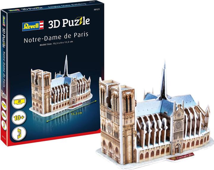 Actual product image Revell 3D Puzzle Notre-Dame de Paris (39 pieces)
