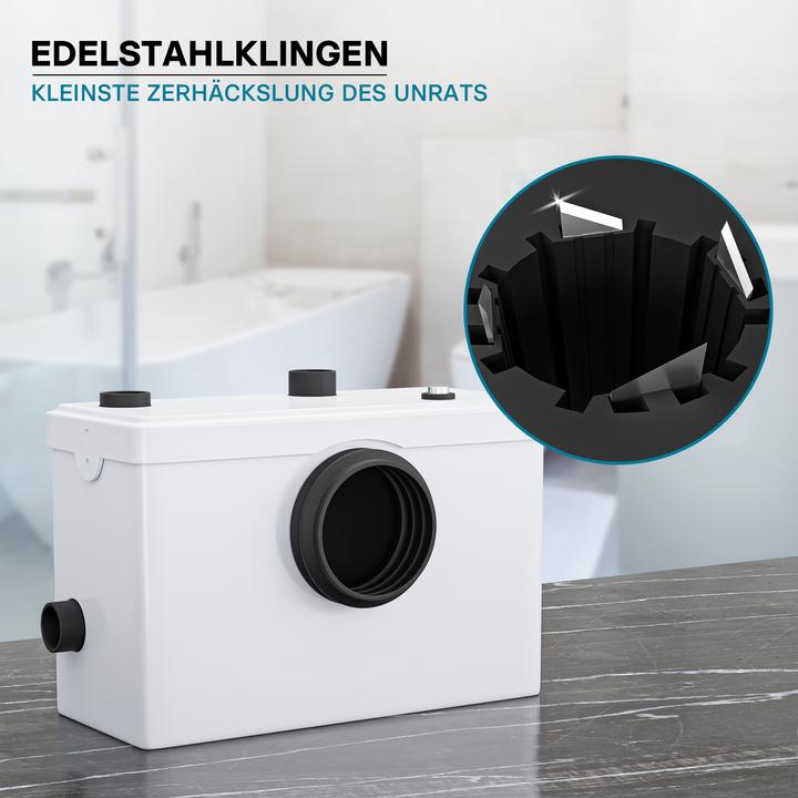 Actual product image Wiltec Toiletten-Abwasserpumpe