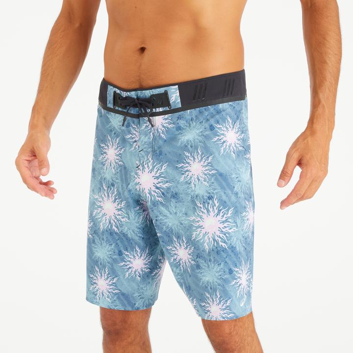 Immagine prodotto Olaian Boardshorts Herren lang Morpho Yingyang 20" blau (40)