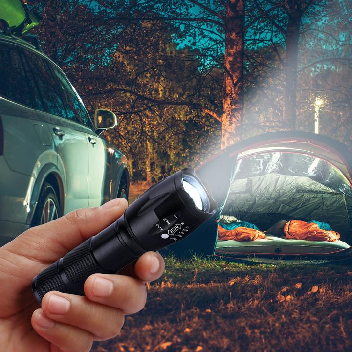 Image du produit Casativo Lampe de poche LED 2en1 & Powerbank, 260 lm, batterie Li-Ion, IP44 (13.30 cm, 260 lm)