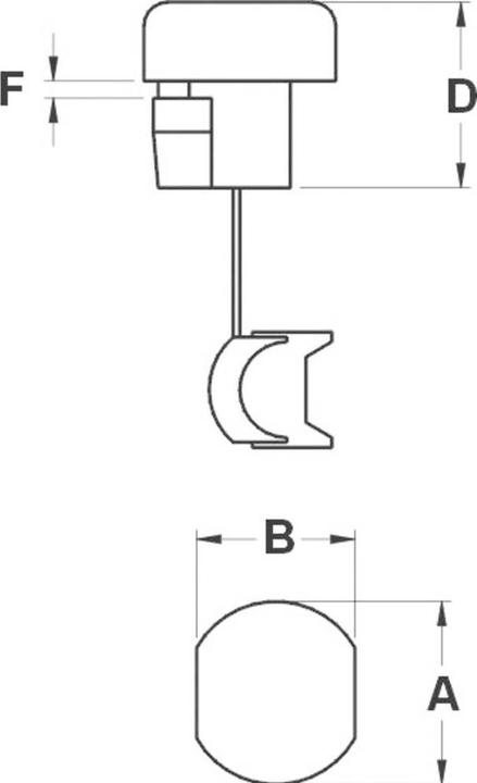 Produktbild Tru Components TC-SRR5R2203 Zugentlastung Klemm-Ø (max.) 7.4 mm Plattenstärke