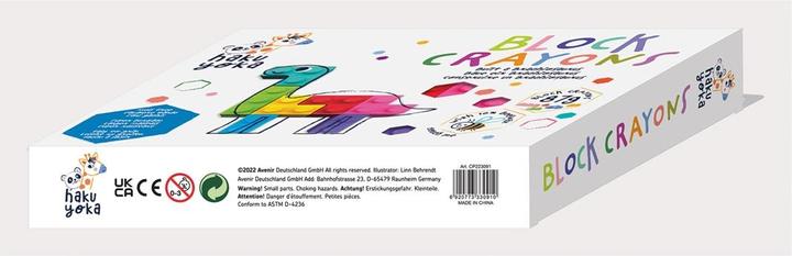 Image du produit Magni Crayons de cire en blocs Brachiosaurus (Multicolore)