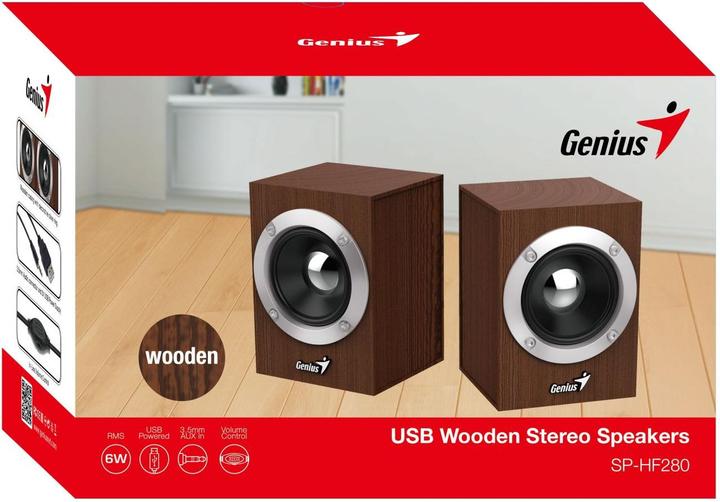 Actual product image Genius SP-HF280 2-way Brown Wired
