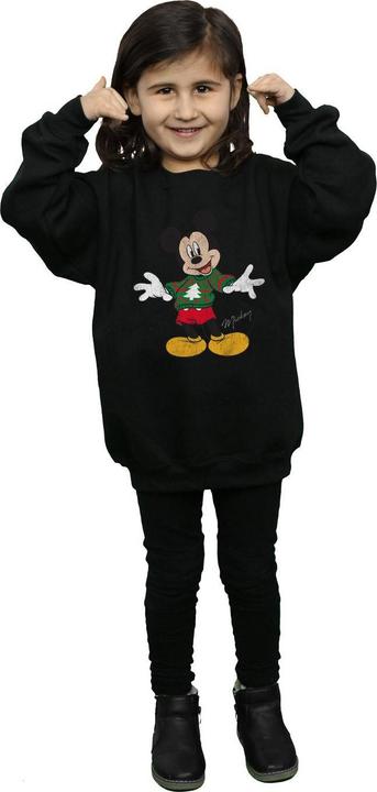 Produktbild Disney Mickey Mouse Christmas Jumper Sweatshirt Mädchen (152, 158)