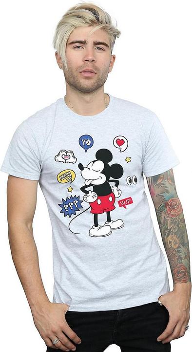 Immagine prodotto Disney Maglietta uomo Mickey Mouse Tongue in cotone (XL)