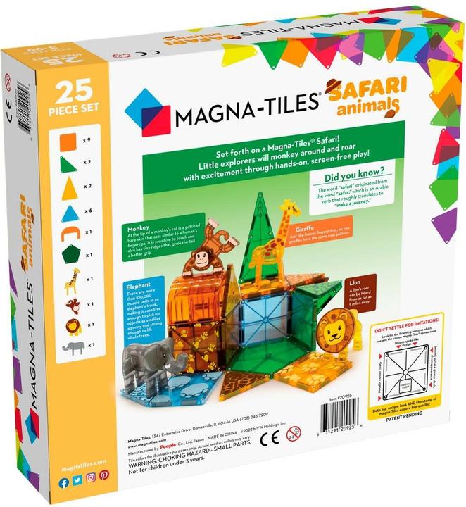 Produktbild Magna-Tiles Safari-Tiere
