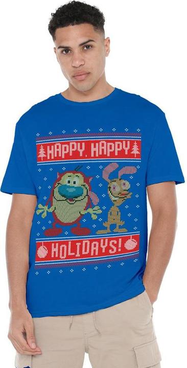 Produktbild Ren & Stimpy Happy Happy Holidays TShirt (3XL)