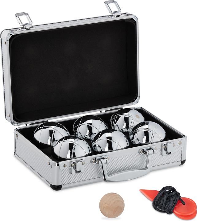 Produktbild Relaxdays Boule-Kugeln (6 x, 72 mm)