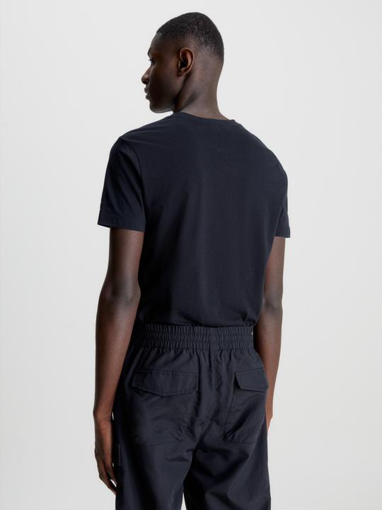 Image du produit Calvin Klein Jeans Jeans T-shirt manches courtes homme Ck Essential Slim Fit, Noir (Ck Black), XL (XL)