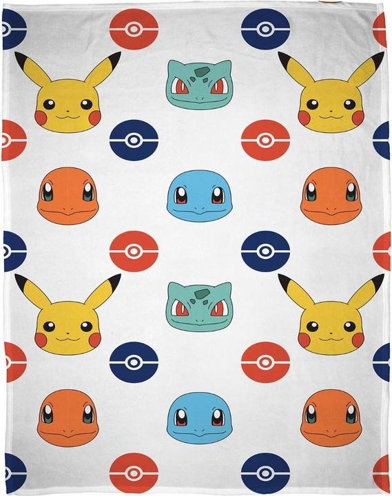 Actual product image Pokémon Blanket Fleece Badge (100 x 75 cm)