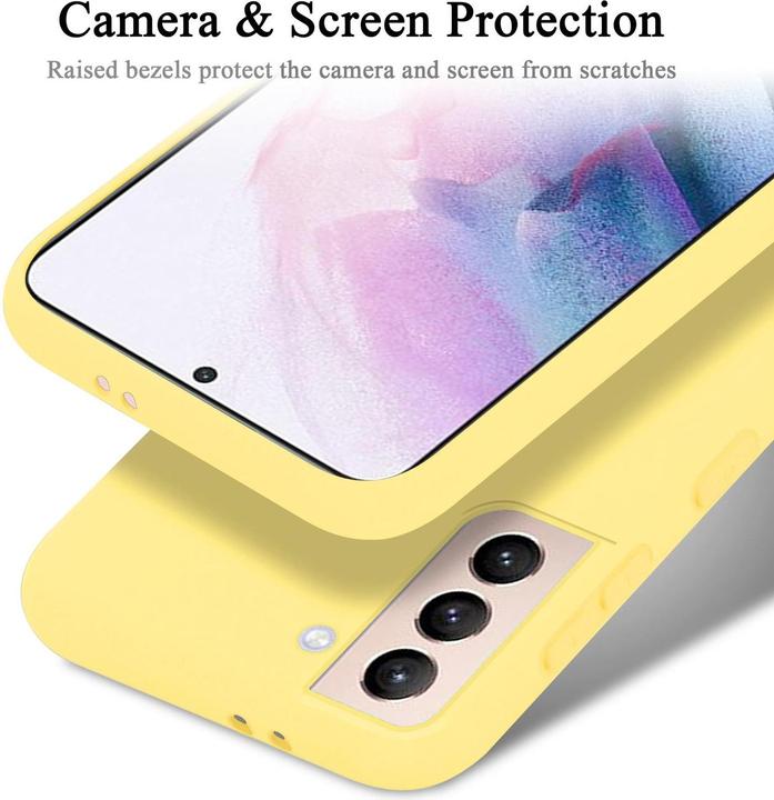 Actual product image Cadorabo TPU Liquid Silicone Case Cover (Samsung Galaxy S21+)