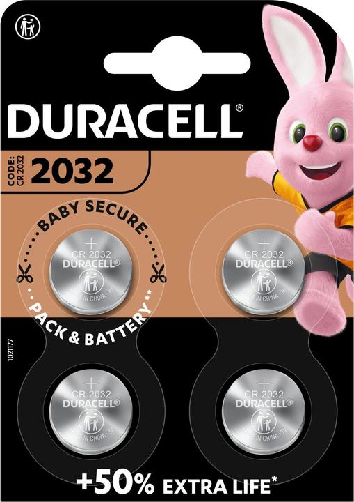 Duracell CR2032 (4 pcs., CR2032, 225 mAh)