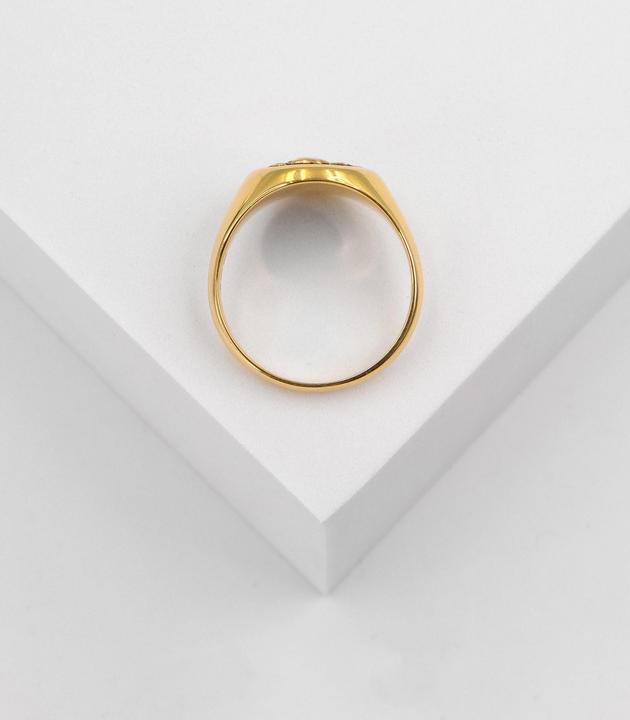 Actual product image Muau Coat of arms ring (58, 750/18 K Gold)