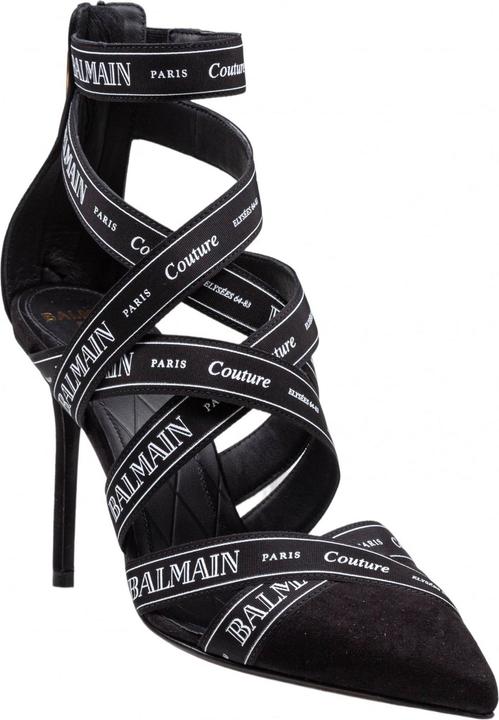 Produktbild Balmain ribbon suede pump couture sandal (36)