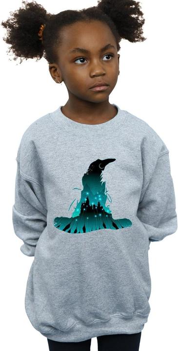 Actual product image Girls Hogwarts Silhouette Sweatshirt (152, 158)
