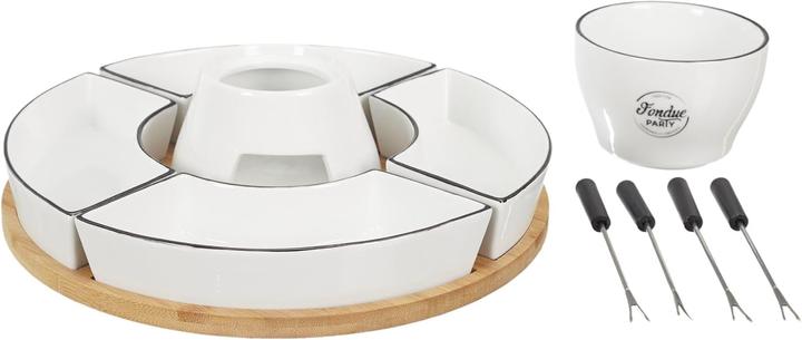Image du produit Cook Concept fondue coffret support bambou coupellex4 et p4