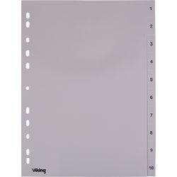 Actual product image Office Depot Register A4 10-piece Grey 4-fold