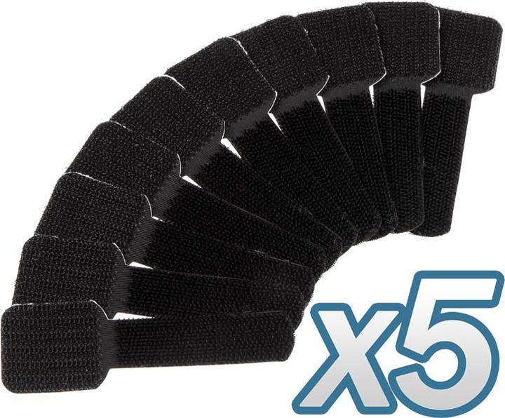 Immagine prodotto Label-the-cable Supporto per cavi in velcro (Fascette in velcro, 90 mm, 50 pz.)