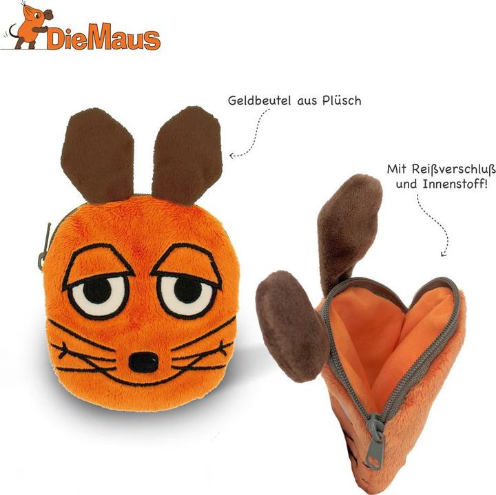 Produktbild Die Maus Plüsch Geldbeutel 10x2x13 cm