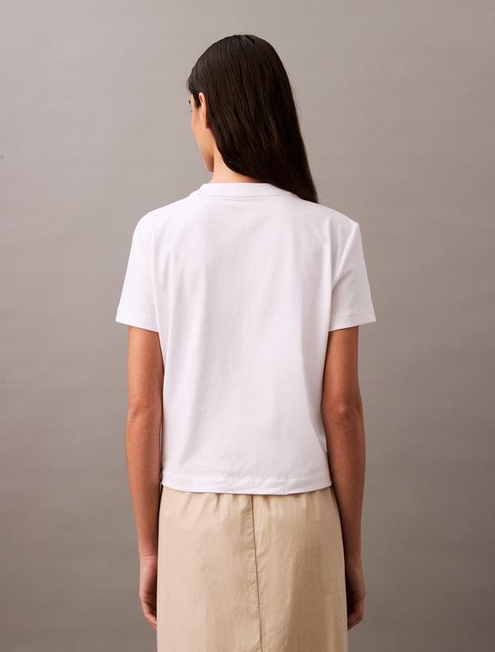 Actual product image Calvin Klein Jeans Ss Flocked Logo Cn Tee (XL)