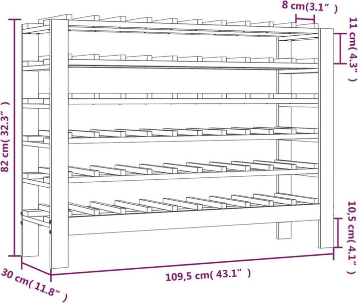 Actual product image VidaXL Happy (109.5 x 30 x 82 cm)